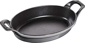 Zwilling Staub Specialties Auflaufform oval 14x21cm schwarz matt
