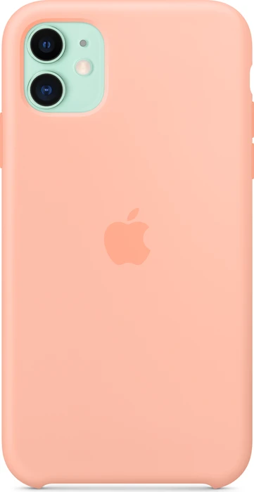 Apple Silikon Case für iPhone 11 Grapefruit
