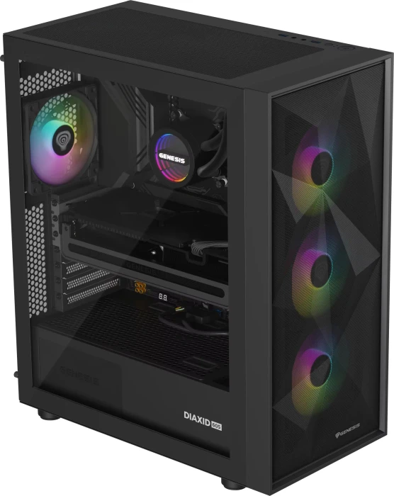 Genesis Hydria 360 ARGB, schwarz