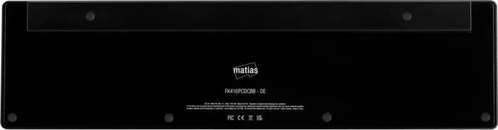 Matias Wireless USB-C Keyboard for PC, schwarz, USB, DE