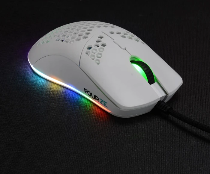 FourZE GM800 Gaming Mouse weiß, USB
