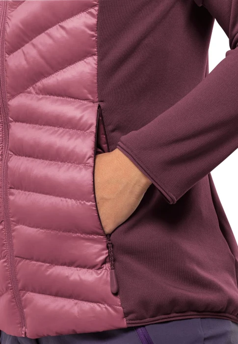 Jack Wolfskin Routeburn Pro Hybrid Jacke raisin (Damen)