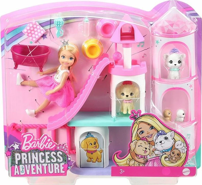 Mattel Barbie - Princess Adventure Chelsea Haustier Spielset