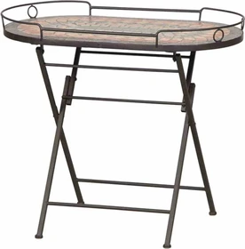 Siena Garden Prato Klapptisch 67.5x41cm schwarz