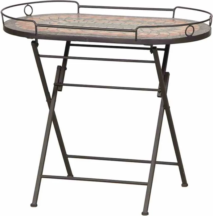 Siena Garden Prato Klapptisch 67.5x41cm schwarz