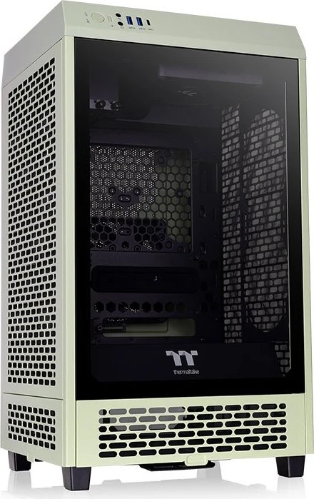 Thermaltake The Tower 200 Matcha Green, grün, Glasfenster, Mini-ITX