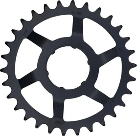 KMC Steck-Zahnkranz 30 Zähne für Shimano breit schwarz