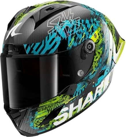 Shark Aeron GP FIM Racing #2 Speed-Vib schwarz/türkis/grün