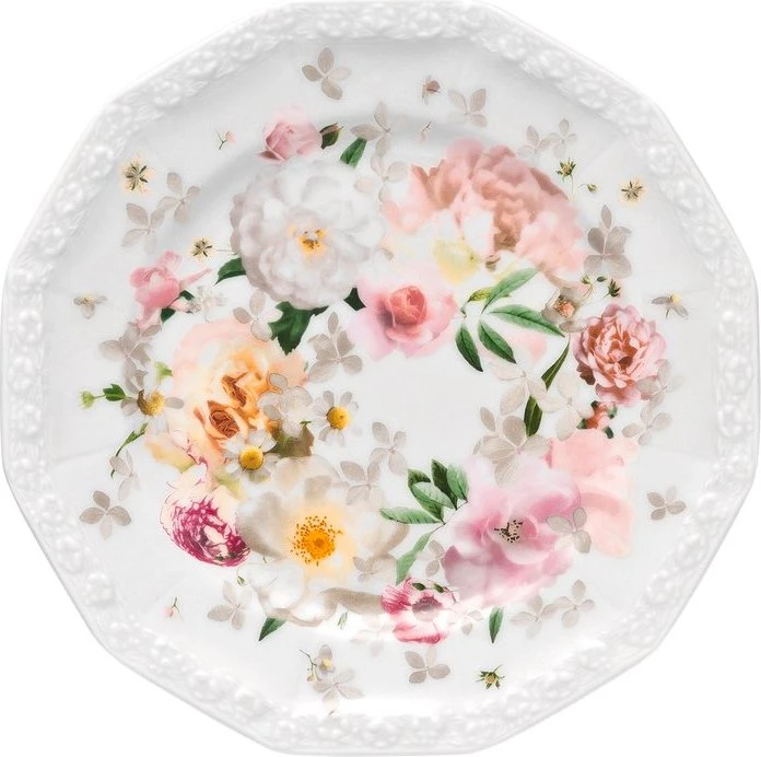 Rosenthal Maria Pink Rose Brotteller 17cm