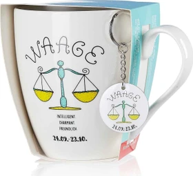 Ritzenhoff & Breker Astro Kaffeebecher Waage mit Schlüsselanhänger 650ml