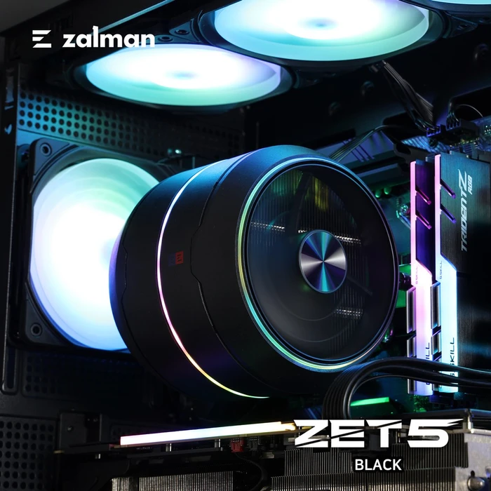 Zalman ZET5 Black, schwarz