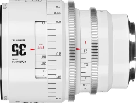 7artisans Infinte 35mm T2.1 Full Frame Cine für PL weiß