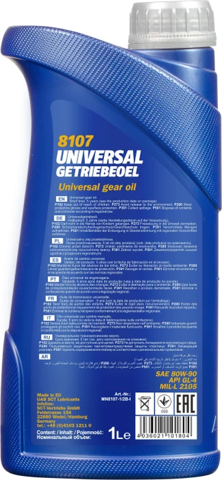 Mannol Universal Getriebeöl 80W-90 1l