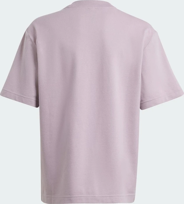 adidas Future Icons Logo Piqué T-Shirt kurzarm preloved fig/clear pink (Junior)