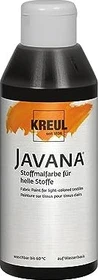 Kreul Javana Stoffmalfarbe für helle Stoffe, schwarz, 250ml