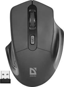 Defender Datum MB-345 Wireless Optical Mouse schwarz, USB (52345)