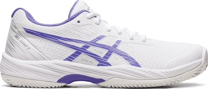 Asics Gel-Game 9 Clay white/amethyst (Damen)