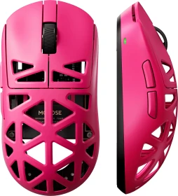 Mchose A7X Ultra 8K Magnesium Alloy Wireless Gaming Mouse, Rose Red, USB/Bluetooth
