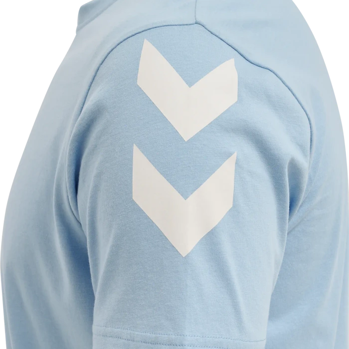 hummel Legacy Chevron T-Shirt kurzarm placid blue