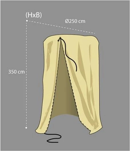 Noor BIWAK Winterschutzhaube Thermomantel XXXXL 2.5x3.5m