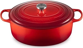 Le Creuset Signature Gusseisen Bräter oval 35cm 8.9l kirschrot