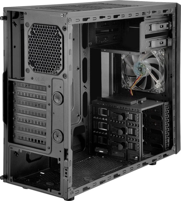 SilverStone Precision PS11, schwarz, Acrylfenster
