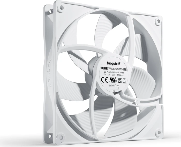 be quiet! Pure Wings 3 PWM White, 140mm