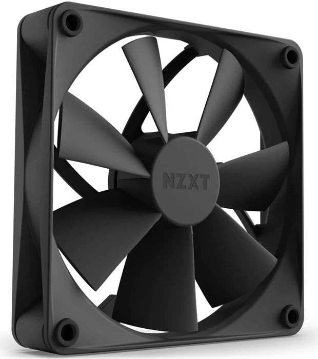 NZXT F Series F120P (2022), Matte Black, schwarz, 120mm