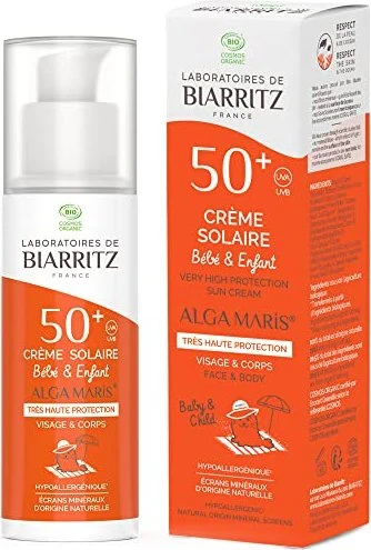 Laboratoires de Biarritz Alga Maris Sonnencreme Kinder LSF50+, 100ml