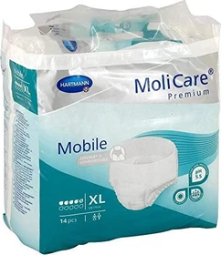Hartmann MoliCare Premium Mobile 5 Tropfen Schutzhose Größe XL, 14 Stück