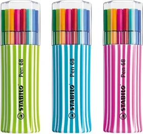 STABILO Pen 68 sortiert, 15er-Set, Box
