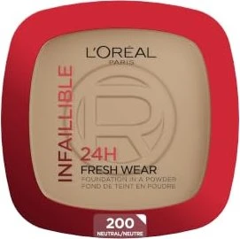 L'Oréal Infaillible 24H Fresh Wear Kompakt Foundation 200 golden sand, 9g