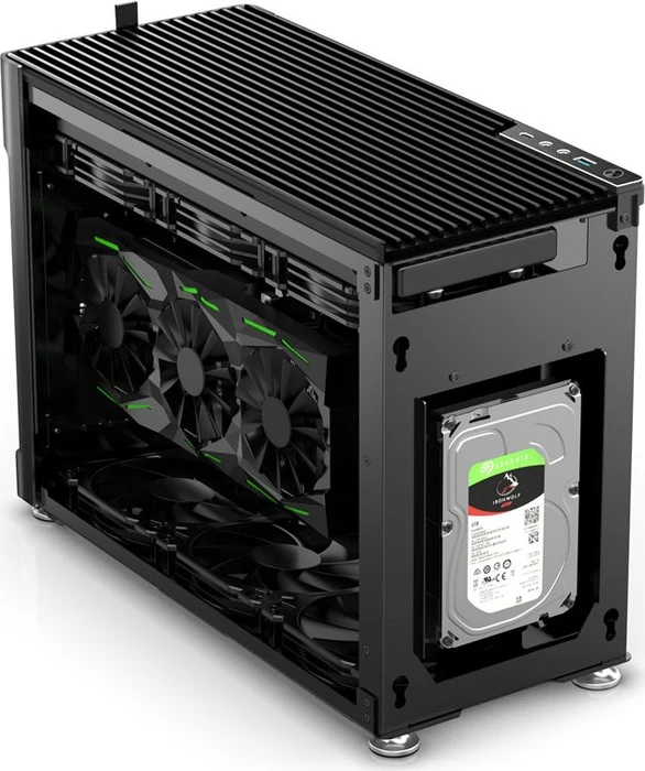 Jonsbo Jonsplus i100 Pro, schwarz, Mini-ITX