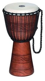 Meinl Original African Style Rope Tuned Wood Djembe Water Rhythm Series Medium