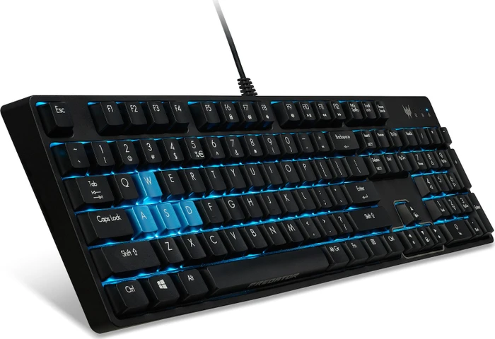 Acer Predator Aethon 300 Gaming Keyboard, LEDs blau, MX BLUE, USB, DE