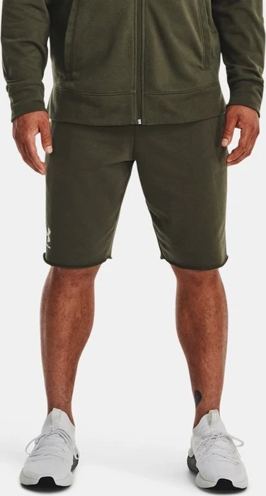 Under Armour Rival French Terry Hose kurz marine od green/onyx white (Herren)