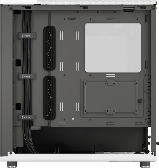 Fractal Design North Chalk White TG Clear, Glasfenster