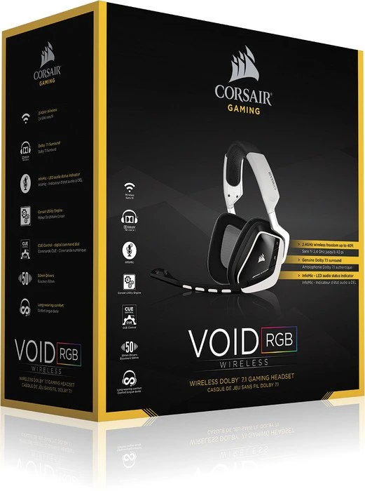 Corsair VOID RGB Wireless Dolby 7.1 weiß