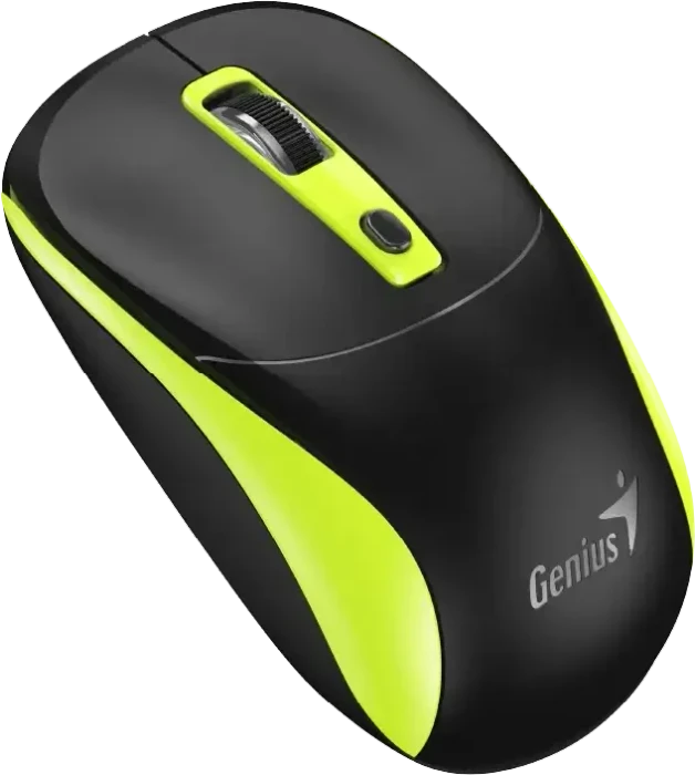 Genius NX-7123 Copilot Wireless Optical Mouse schwarz/grün, USB