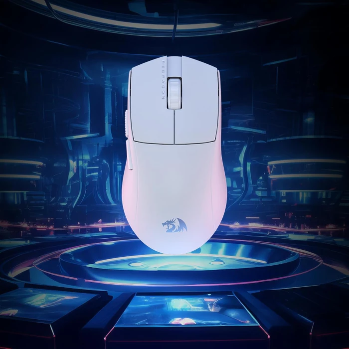 Redragon M916 K1NG Wireless Lite Ultra-Lightweight Gaming Mouse weiß, USB