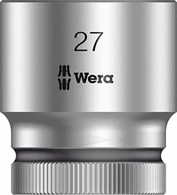 Wera 8790 HMC Zyklop Außensechskant Steckschlüssel 1/2", 27x40mm