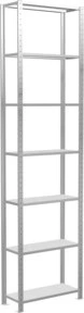 Schulte Lagertechnik Multiplus 150 Schwerlastregal 75x300x30cm lichtgrau