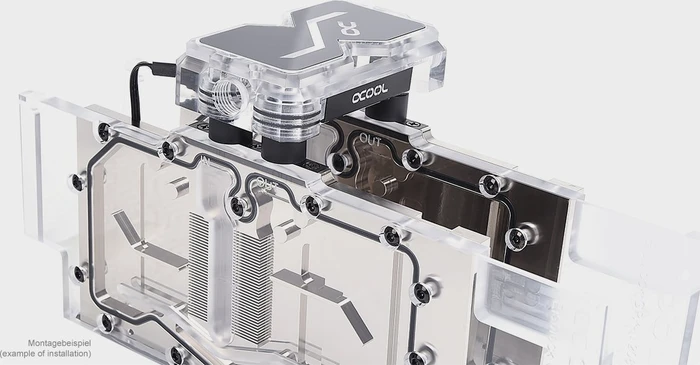 Alphacool GPX SLI Connector Dual ARGB X3 - 3-Slot, Acryl, Acetal