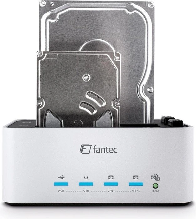 Fantec AluDOCK 2X, USB-B 3.0