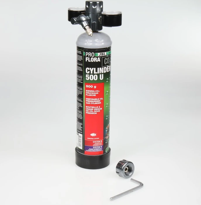 JBL PRO FLORA CO2 Regulator Advanced, Präzisions-Druckminderer für Einweg und Mehrweg CO2 Druckflaschen