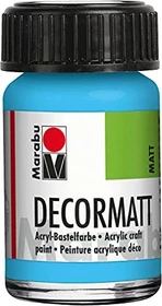 Marabu Decormatt Acryl Acrylfarbe, hellblau, 15ml