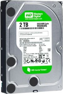 Western Digital WD Caviar Green 2TB, 512e / 3.5" / SATA 3Gb/s