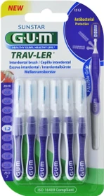 Sunstar Gum TRAV-LER Interdentalbürste Kerzenform 1.2mm violett, 6 Stück