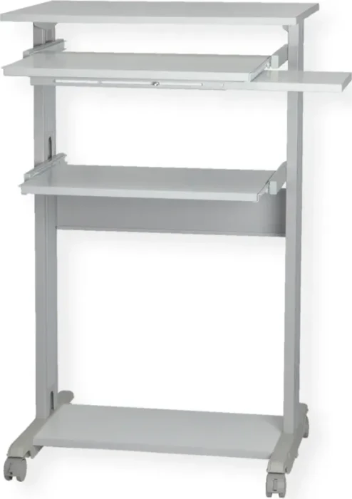 Roline PC-Steh-Arbeitsplatz Schreibtisch 68x54cm grau/grau