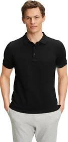 Falke Pima Poloshirt kurzarm schwarz (Herren)
